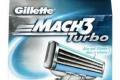 Gillette Mach 3 Turbo 8 ostrzy
